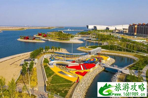 天津南湾公园钓螃蟹