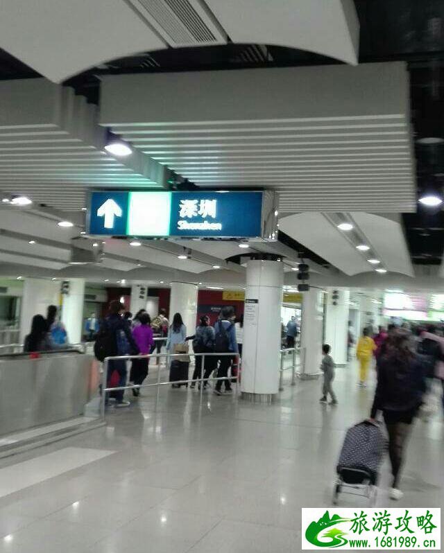 从深圳到香港的路线地图 从深圳到香港的路线地图