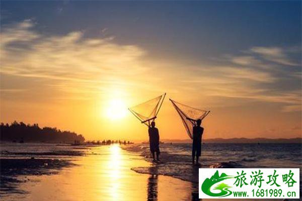 防城港适合赶海的海边小渔村