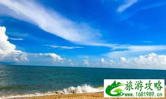 防城港海滩景点大全2022