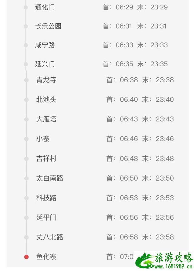 西安地铁运营时间表2021(持续更新) 西安地铁运营时间表2021(持续更新)