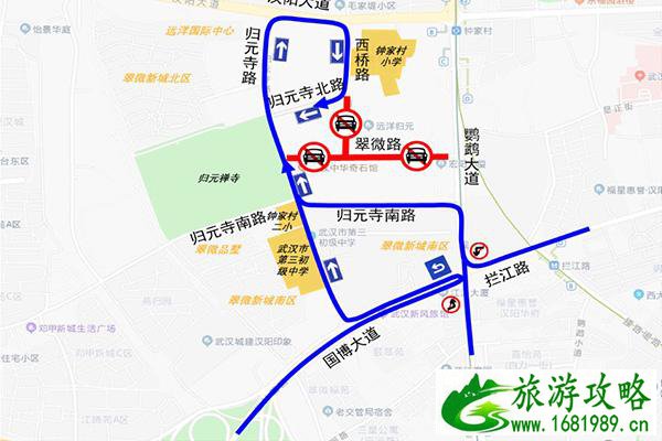 武汉归元寺周边交通管制时间-路段 武汉归元寺周边交通管制时间-路段
