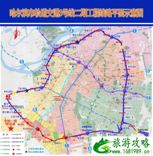 2021哈尔滨地铁2号线一期开通时间