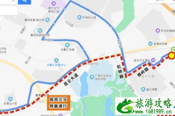 南宁公交线路调整走向 南宁公交线路调整走向