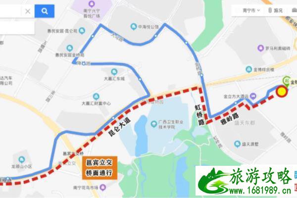 南宁公交线路调整走向 南宁公交线路调整走向