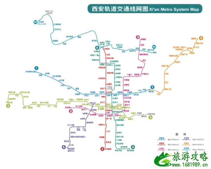 2021西安地铁14号线票价-运营时间及换乘车站 2021西安地铁14号线票价-运营时间及换乘车站