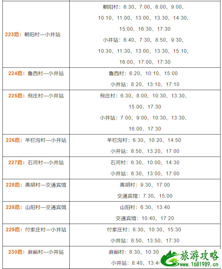 2021泰安公交夏秋季运营时间表 2021泰安公交夏秋季运营时间表