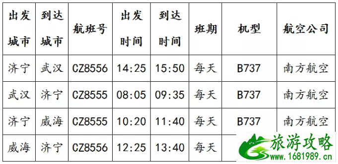 2021济宁机场夏秋季航班时刻 济宁出发特价机票信息汇总 2021济宁机场夏秋季航班时刻 济宁出发特价机票信息汇总