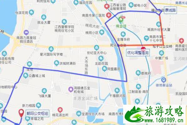 南昌公交线路调整 2021年2月24日起南昌多条公交改道行驶 南昌公交线路调整 2021年2月24日起南昌多条公交改道行驶