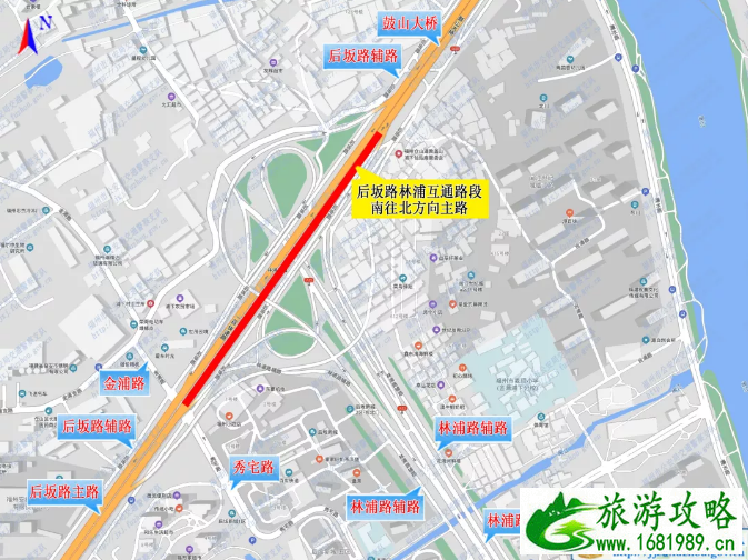 福州林浦互通新建匝道施工交通管制 福州林浦互通新建匝道施工交通管制