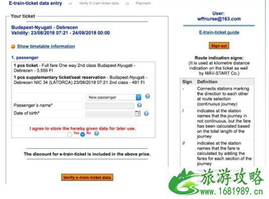 匈牙利火车票解读 匈牙利火车票解读