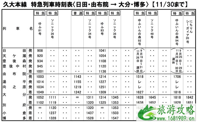 佐贺怎么去由布院 佐贺怎么去由布院