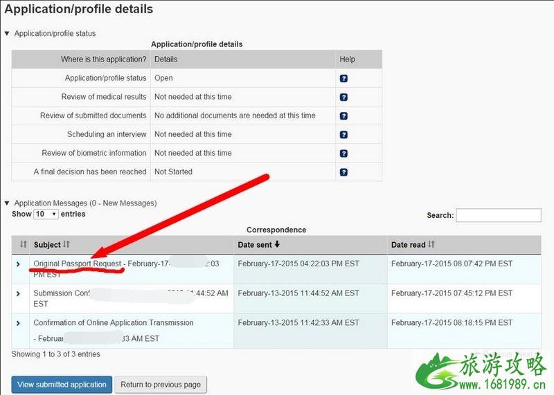 加拿大签证网签时 系统提示Original Passport Request之后该怎么办