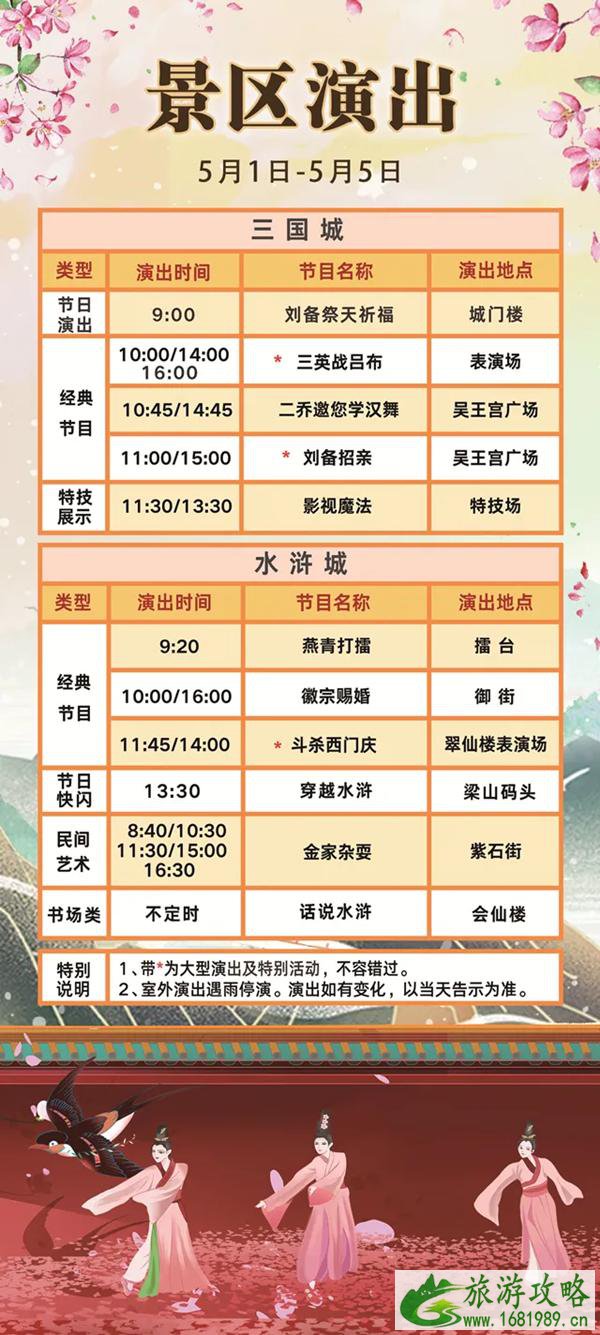 2021无锡五一各大景区演出时间表 无锡五一拥堵施工路段-绕行指南 2021无锡五一各大景区演出时间表 无锡五一拥堵施工路段-绕行指南