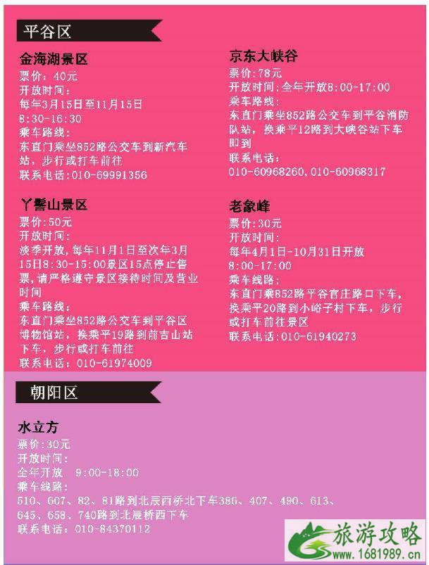 2021北京风景年票景点介绍-有哪些 2021北京风景年票景点介绍-有哪些