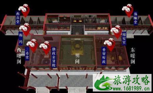 故宫养心殿平面图 故宫养心殿文物介绍