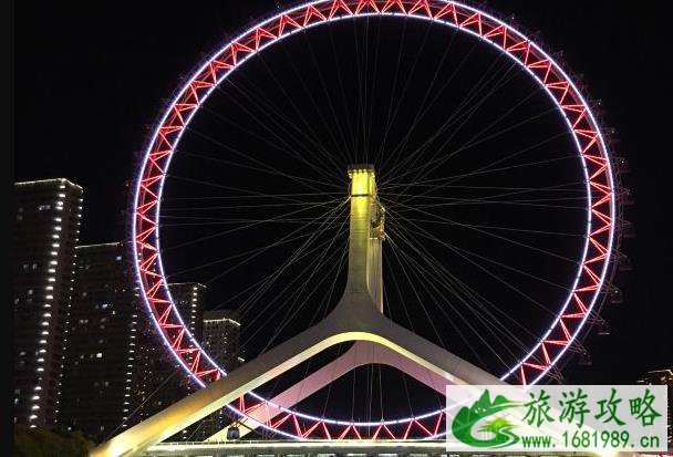 2022受疫情影响天津之眼摩天轮暂停运营