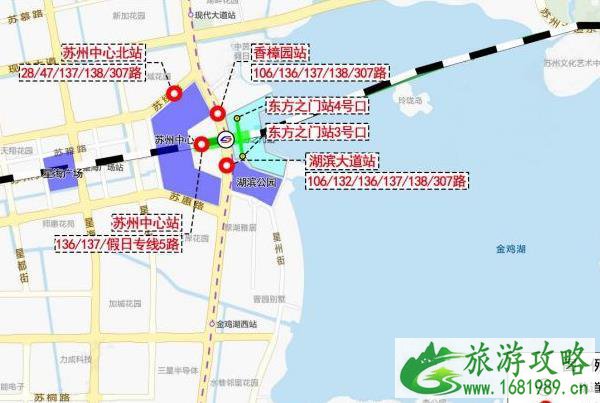 苏州金鸡湖音乐喷泉地址-交通指南