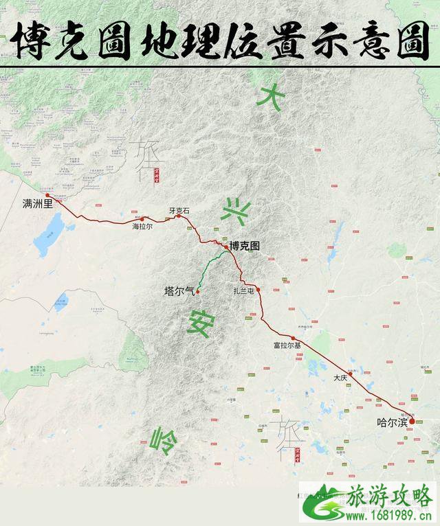 博克图旅游景点有哪些 博克图旅游景点有哪些