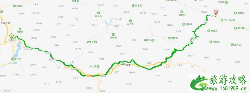 2020年巴山大峡谷景区免费开放时间