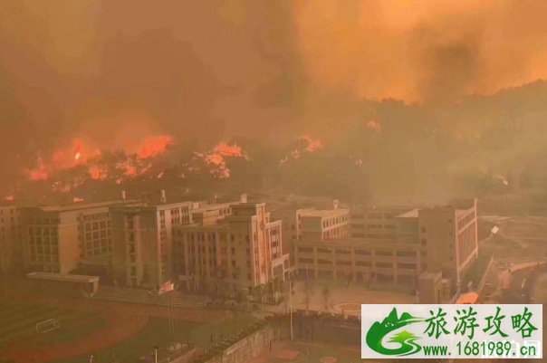 西昌火灾2020最新情况级交通管制-起火点 