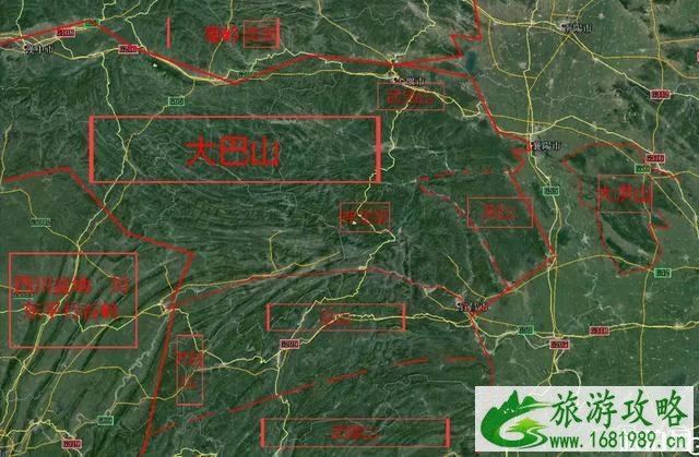 鄂西山区地形图 鄂西山区介绍