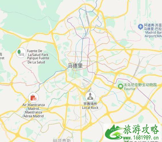 西班牙地理位置地图 西班牙地理位置地图