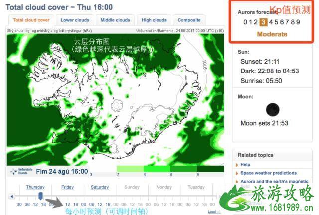 冰岛极光最佳观测时间-极光预测网站 冰岛极光最佳观测时间-极光预测网站