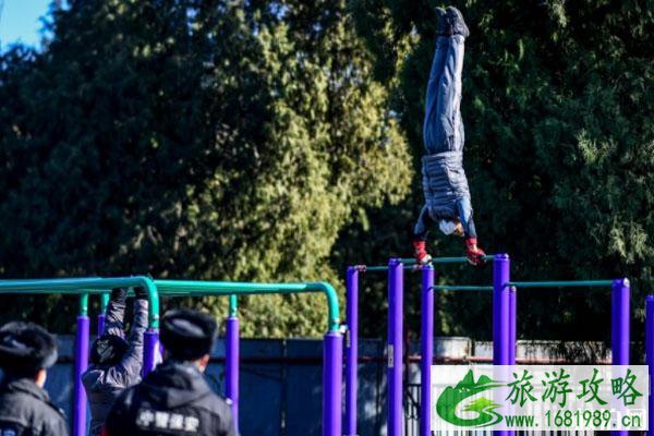 北京天坛公园健身区域关闭
