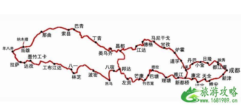 317国道沿途风景旅游景点 317国道经过哪些地方 317国道沿途风景旅游景点 317国道经过哪些地方