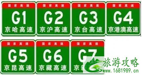 高速上的字母和数字是什么意思 高速上的字母和数字是什么意思