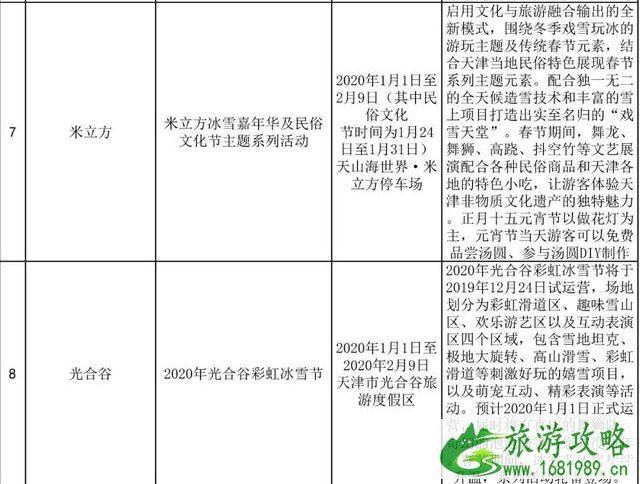  2020天津跨年活动攻略