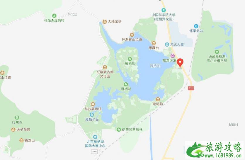 雁栖湖红叶观赏区 雁栖湖红叶最佳观赏时间 雁栖湖红叶观赏区 雁栖湖红叶最佳观赏时间