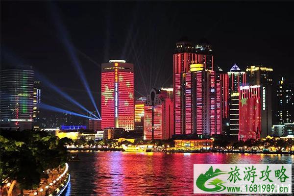 2022广州海珠广场国庆灯光秀几点开始