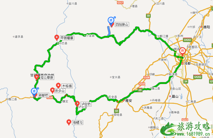 川西自由行三日游线路攻略 川西自由行三日游线路攻略