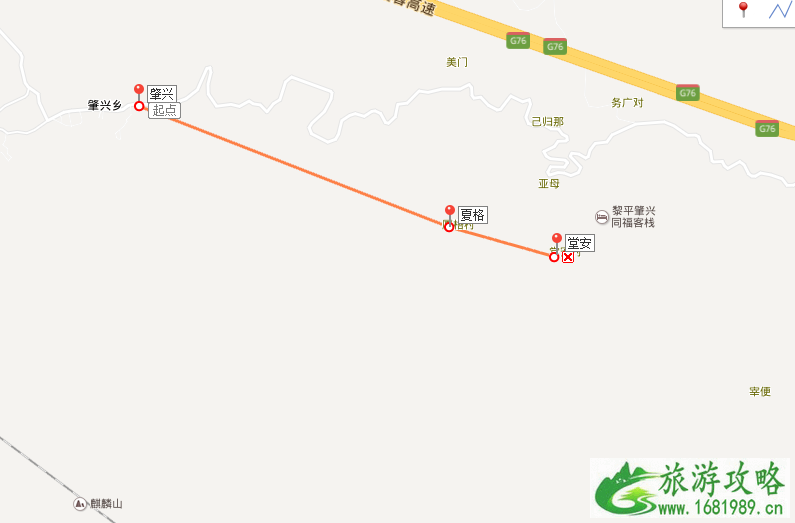 堂安徒步小环线线路推荐 堂安徒步小环线线路推荐