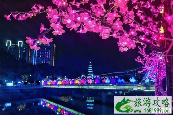 龙津河一河两岸灯展观赏攻略 亮灯时间+注意事项