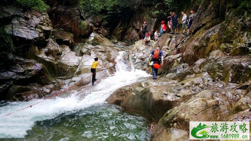 江浙沪周边溯溪线路推荐 江浙沪周边溯溪线路推荐