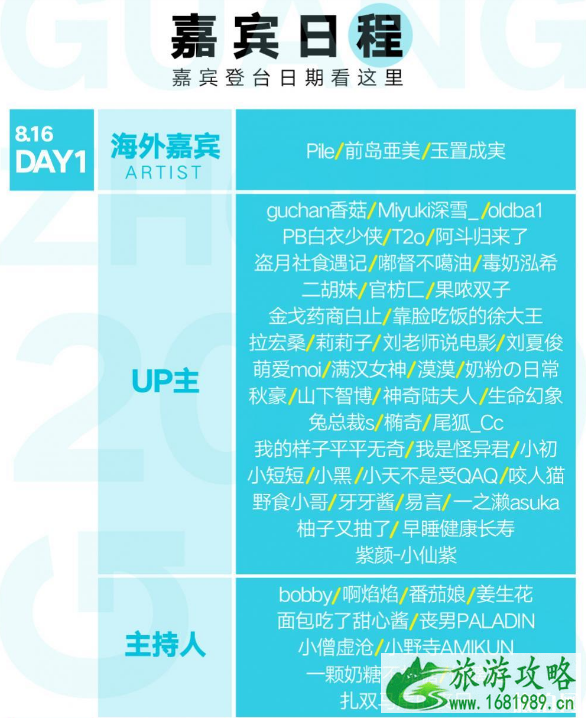 2022bilibiliorld广州站时间+地点+嘉宾阵容 2022bilibiliorld广州站时间+地点+嘉宾阵容