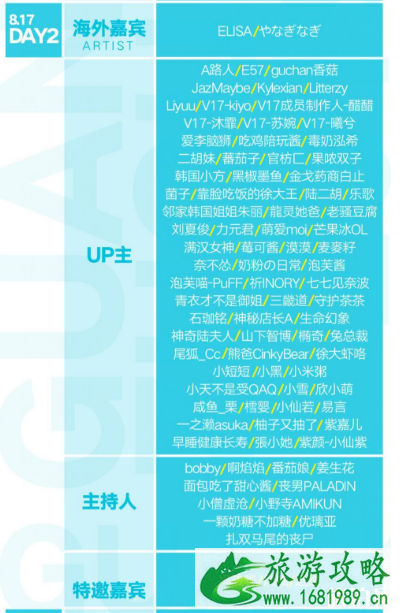 2022bilibiliorld广州站时间+地点+嘉宾阵容 2022bilibiliorld广州站时间+地点+嘉宾阵容