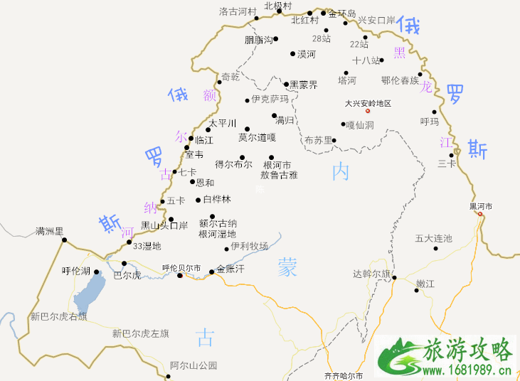 大兴安岭在哪里 大兴安岭游玩攻略 大兴安岭在哪里 大兴安岭游玩攻略