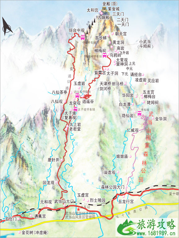 武当山登山线路有哪些 武当山登山线路有哪些