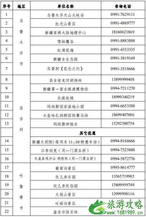 2022石河子人半价游玩景区信息 百日游天山·一证惠五地惠民信息 2022石河子人半价游玩景区信息 百日游天山·一证惠五地惠民信息