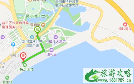 深圳小梅沙和小梅沙海洋世界相隔远吗 深圳小梅沙和小梅沙海洋世界相隔远吗
