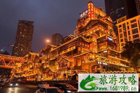 洪崖洞夜景哪个位置拍 洪崖洞哪里可以看全景