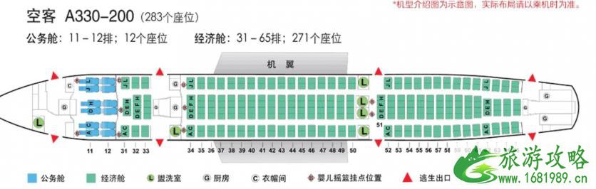 飞机座位分布图(波音+空客) 飞机座位分布图(波音+空客)
