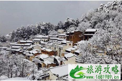 江南古镇雪景风景图片 江南古镇雪景风景图片