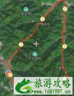 杭州西山游步道登山地图 杭州西山游步道登山地图