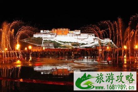 2022拉萨高原灯光秀时间+地点 