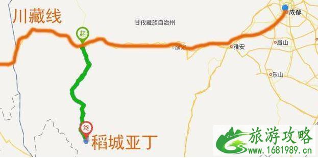 稻城亚丁属于川藏线吗